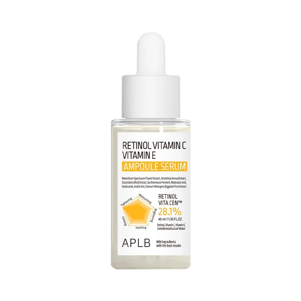 SÉRUM FACIAL AMPOULE APLB RETINOL, VITAMIN C VITAMIN E 40 ML