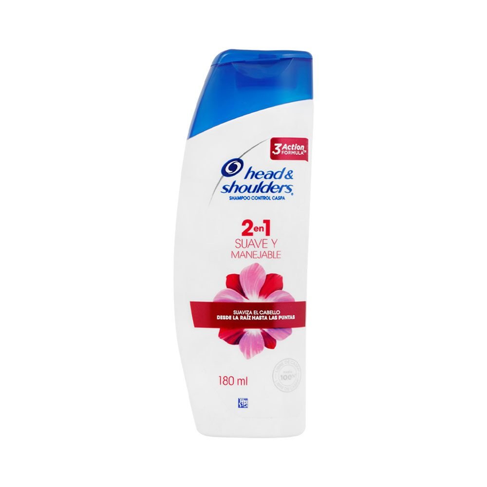 Xampu Head & Shoulders 2 Em 1 Macio E Prático 180 Ml