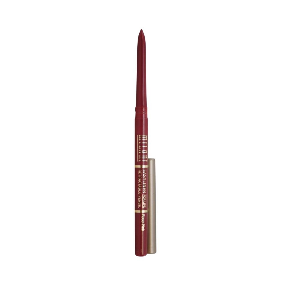 LÁPIS DELINEADOR DE LÁBIOS MILANI RETRACTABLE 17 ROSE PINK 25 GR