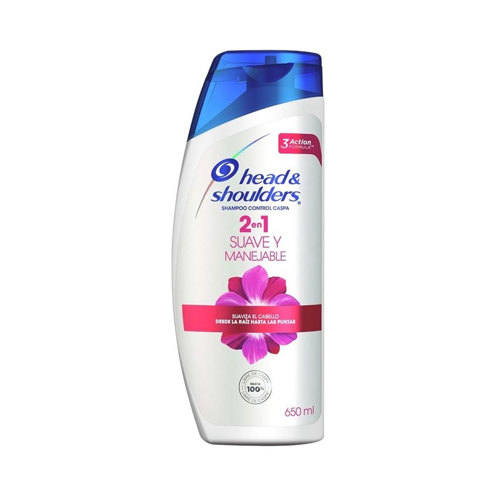 Xampu Head & Shoulders 2 Em 1 Macio E Prático 650 Ml