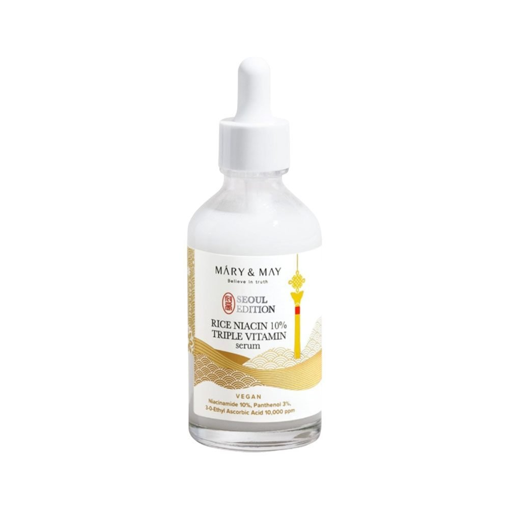 SÉRUM FACIAL MÁRY & MAY RICE NIACIN 10% TRIPLE VITAMIN 80 ML