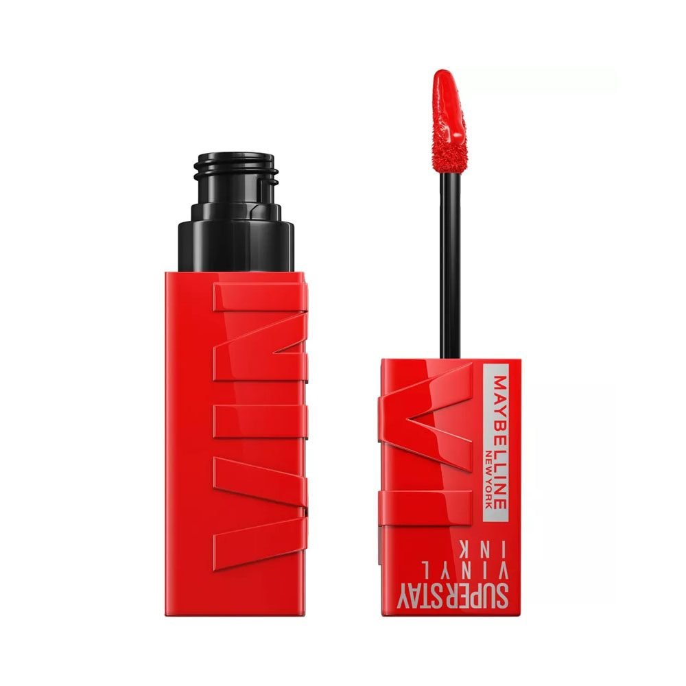BATOM LÍQUIDO MAYBELLINE SUPER STAY VINYL INK 25 RED HOT