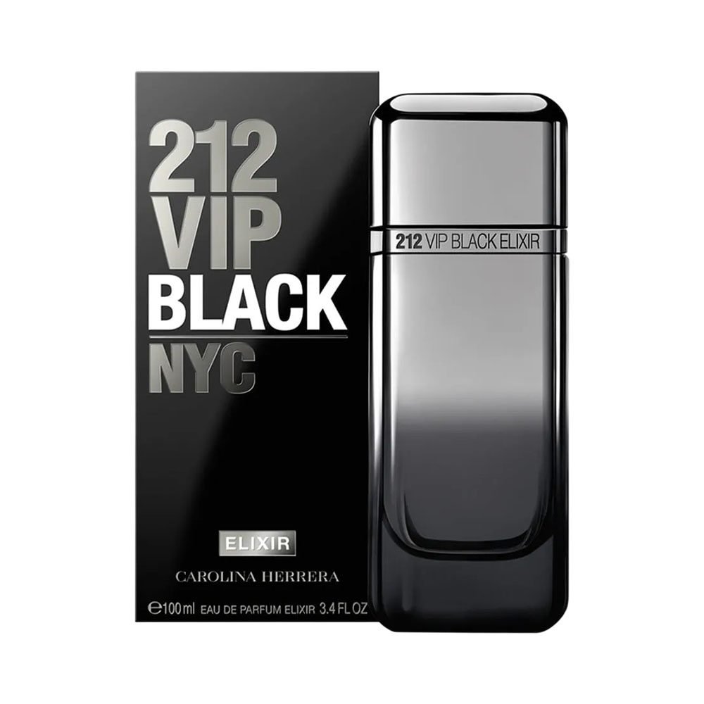 PERFUME CAROLINA HERRERA 212 VIP BLACK ELIXIR EAU DE PARFUM 100 ML