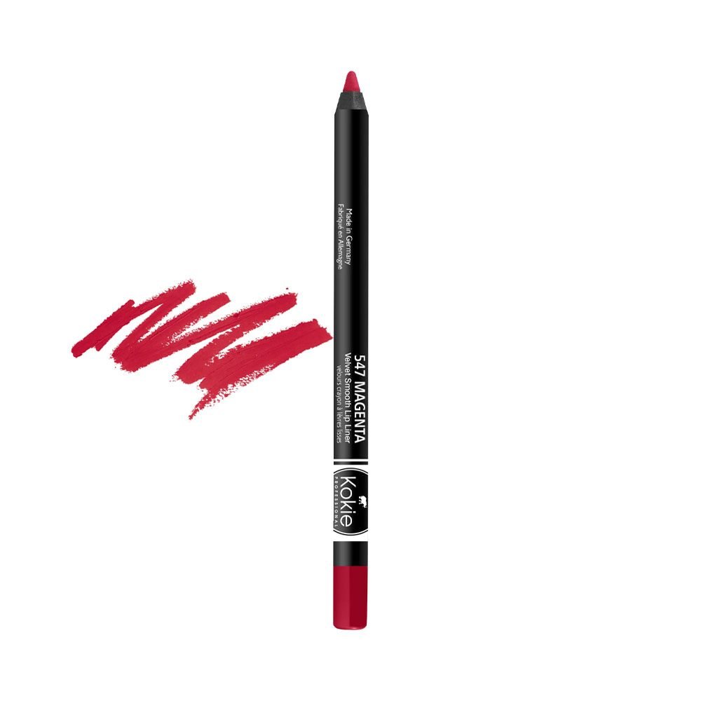 LÁPIS DELINEADOR KOKIE VELVET SMOOTH 547 MAGENTA