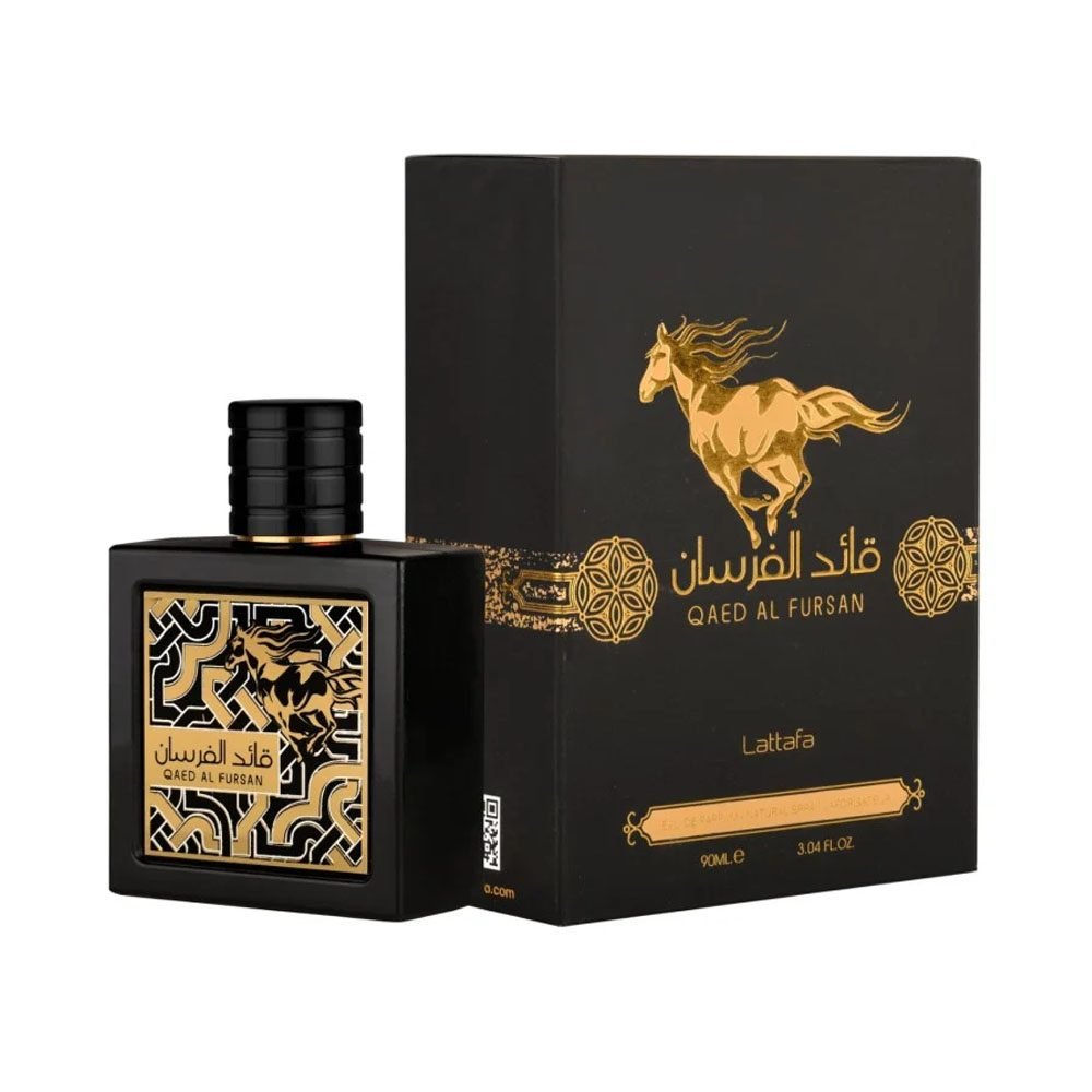 PERFUME LATTAFA QAED AL FURSAN BLACK EAU DE PARFUM 90 ML