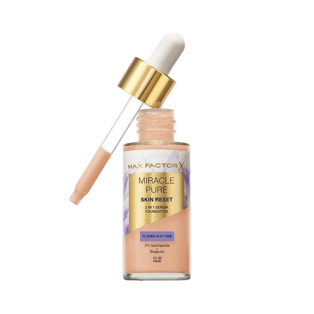 BASE MAX FACTOR MIRACLE PURE SKIN RESET 2 IN 1 FAIR 30 ML