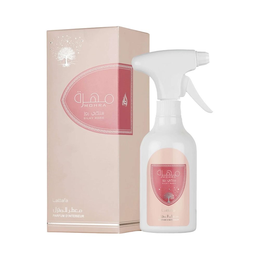 PERFUME PARA AMBIENTES LATTAFA MOHRA SILKY ROSE 450 ML