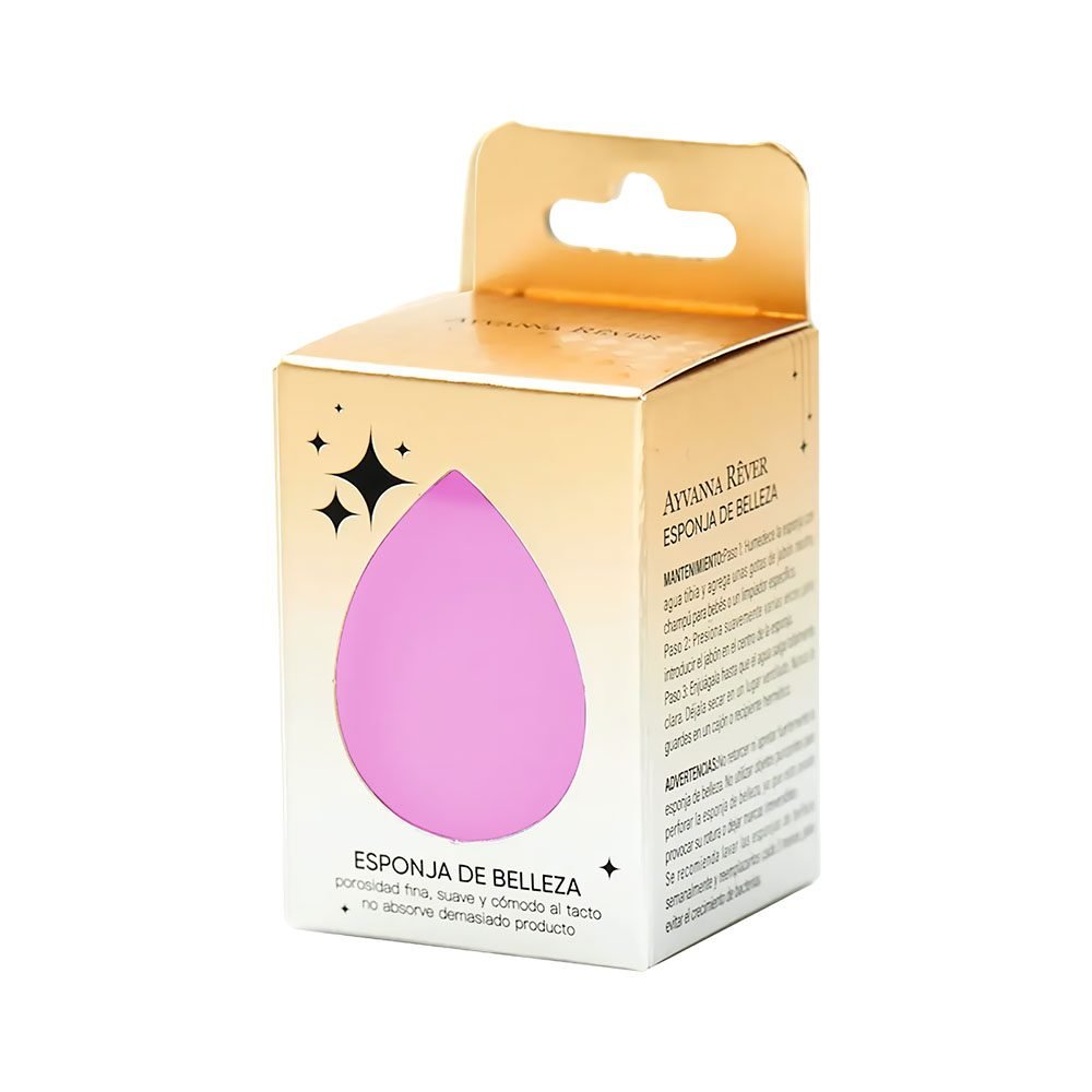 ESPONJA DE MAQUIAGEM AYVANNA RÊVER ROSA SAKURA