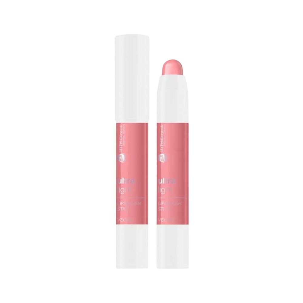 BLUSH BELL HYPOALLERGENIC ULTRA LIGHT LIP & BLUSH STICK 01 MISTY BLOSSOM 3,8 GR