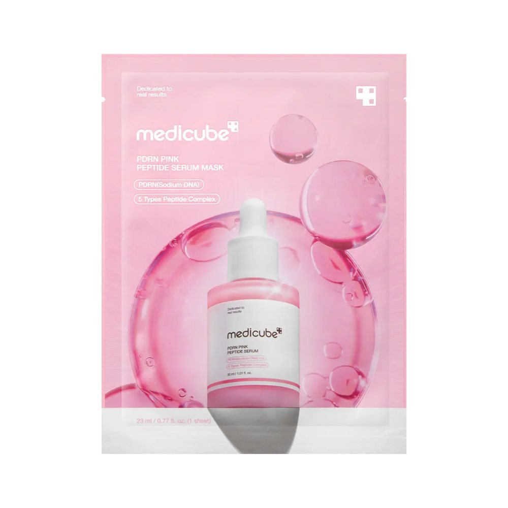 MÁSCARA FACIAL MEDICUBE PDRN PINK PEPTIDE SERUM 23 ML