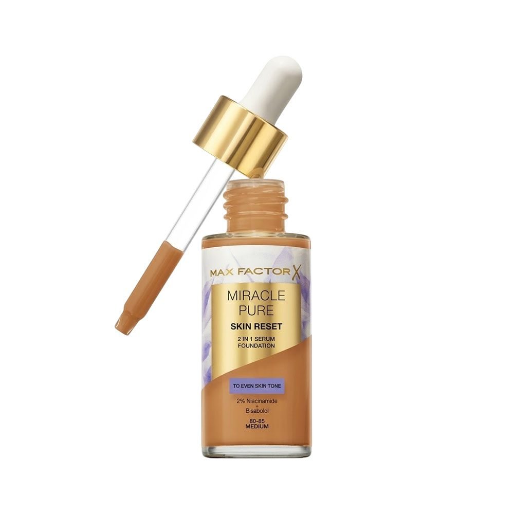 BASE MAX FACTOR MIRACLE PURE SKIN RESET 2 IN 1 MEDIUM 30 ML